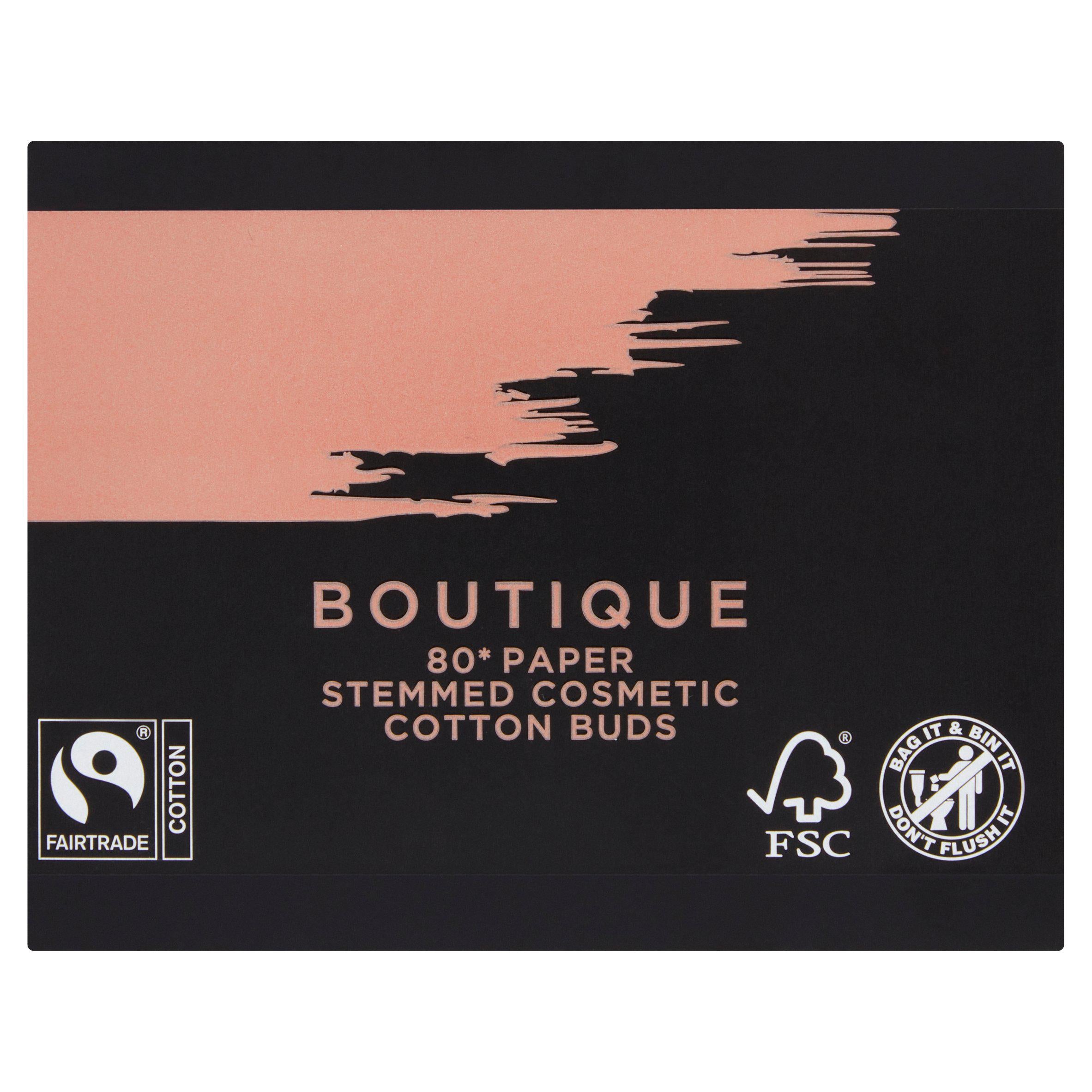 Boutique Fairtrade Cotton Buds x 80 - McGrocer