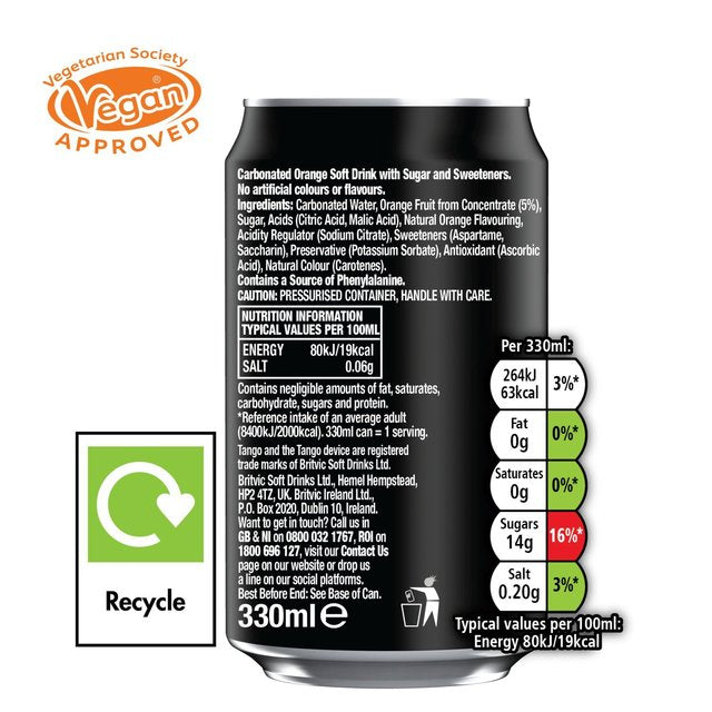 Tango Orange 8 x 330ml GOODS M&S