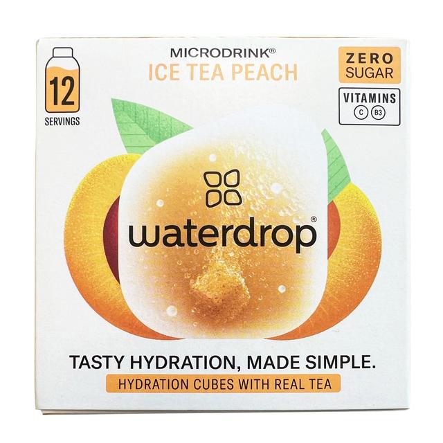 Waterdrop Peach Iced Tea Vitamin Hydration Cube 12 per pack GOODS M&S