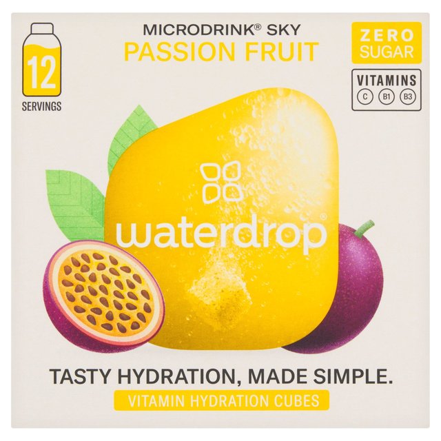 Waterdrop Sky Passionfruit Vitamin Hydration Cube 12 per pack GOODS M&S