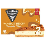 English Cheesecake Company Vanilla Biscoff Cheesecake Slices x2 180g