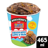 Ben Jerrys Chocolatey Love a Fair Ice Cream Tub 465ml