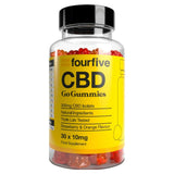 Fourfive CBD Go Gummies Strawberry Orange Flavour Food Supplement 30x10mg