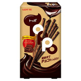 Lotte Toppo Double Flavour Cocoa Chocolate 40g