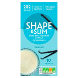 Sainsburys Shape Slim Meal Replacement Shakes Vanilla 10x 29g 290g