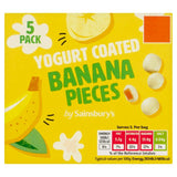 Sainsburys Yogurt Coated Banana Pieces 5 x 25g