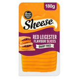 Sheese Red Leicester Flavour Vegan Alternative to Cheese Slices 180g