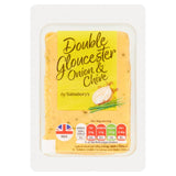 Sainsburys Double Gloucester Cheese  Chive 200g