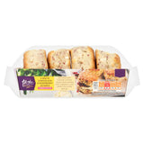 Sainsburys White Chocolate Raspberry Scones Taste the Difference x4