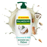 Palmolive Naturals Coconut Milk Shower Gel Body Wash Pump 750ml