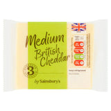 Sainsburys Medium British Cheddar 220g