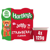 Hartleys Strawberry Flavour Jelly 4x125g