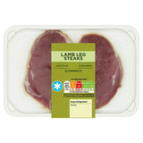 Sainsburys Northern Irish Lamb Leg Steaks 300g