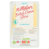 Sainsburys Lighter Mature British Cheese Slices x10 240g