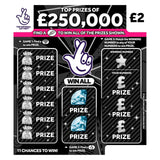 National Lottery 2 250000 250000 Win All Scratchcard Game