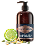Gillette King C Mens Beard Face Wash 350ml
