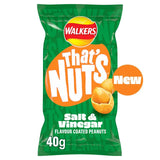 Thats Nuts Walkers Salt Vinegar Coated Peanuts Grab Bag 40g