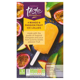 Sainsburys Mango Passion Fruit Ice Lollies Taste the Difference 4x73ml