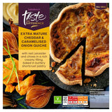 Sainsburys Extra Mature Cheddar Caramelised Onion Quiche Taste the Difference 400g