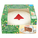 Sainsburys Snowy Tree Iced Fruit Christmas Cake 900g