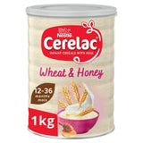 Cerelac Infant Baby Cereals with Milk Honey Wheat 12 Months 1kg