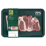 Sainsburys So Organic British Lamb Chops approx 325g