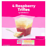 Sainsburys Raspberry Trifles 4 x 125g