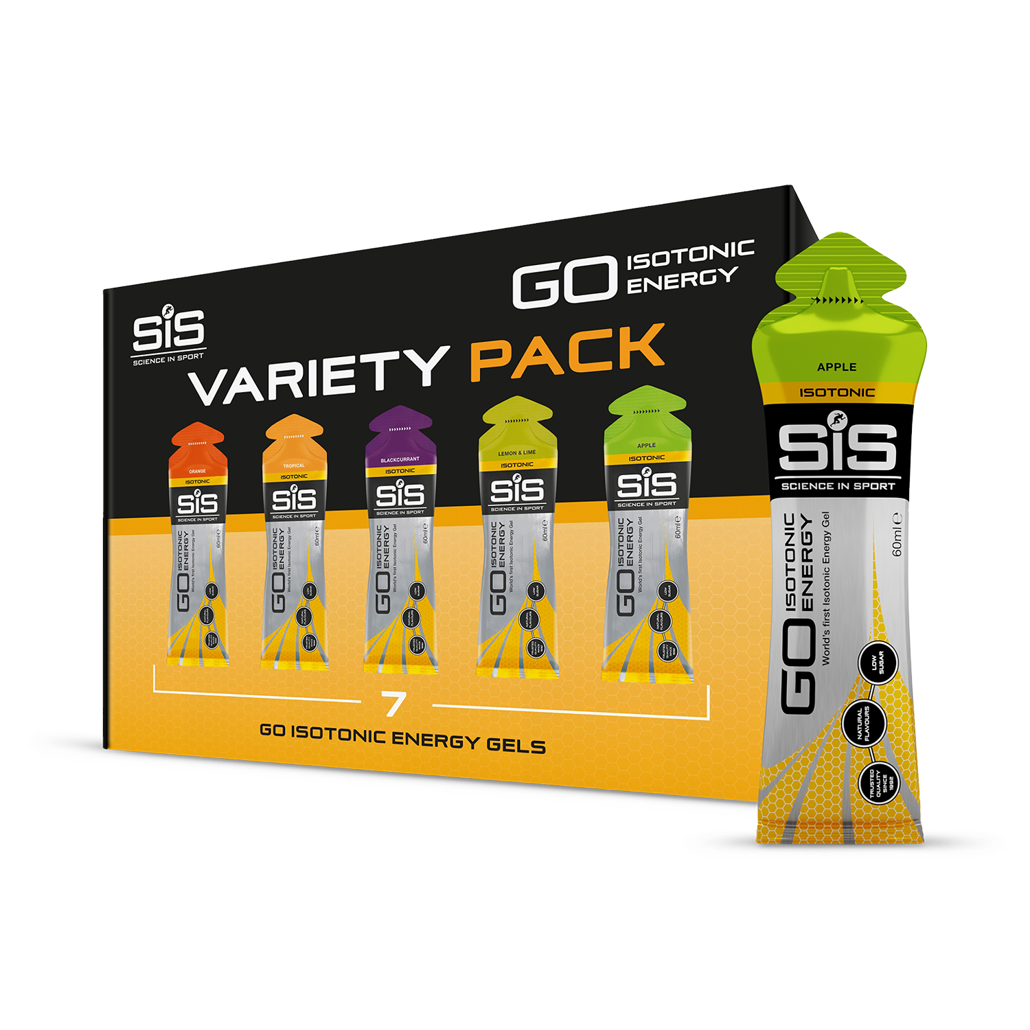 SiS GO Isotonic Energy Gel Orange 6 x 60ml - 998769