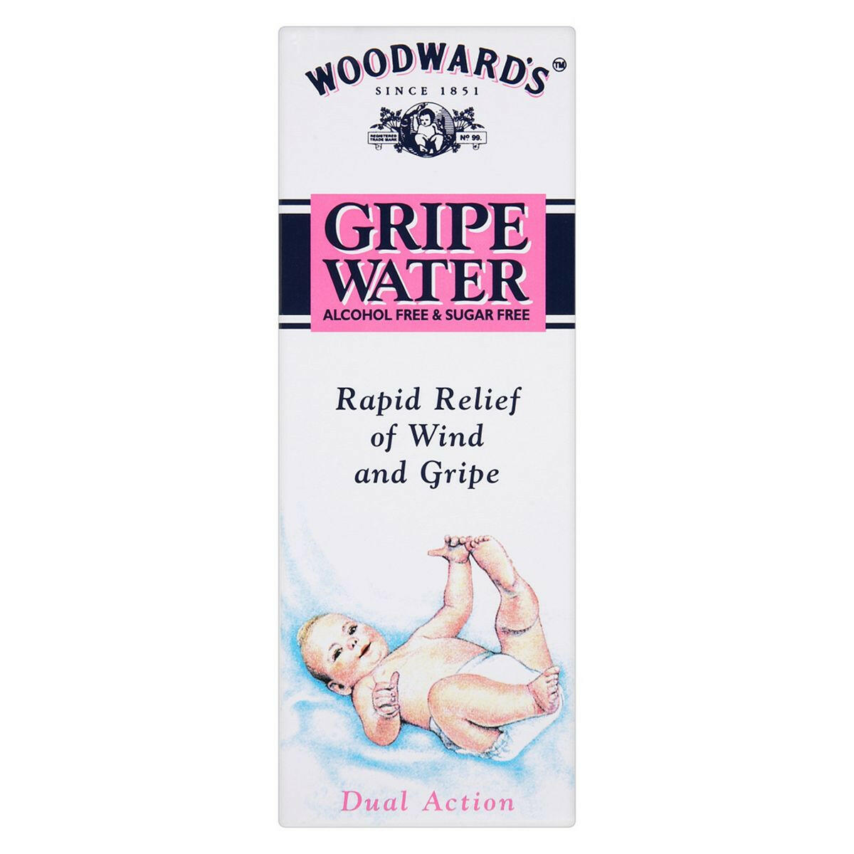 Woodwards Gripe Water Dual Action Relief of Wind and Gripe 150 ML GOODS Boots
