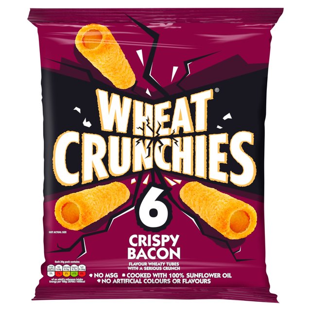 Wheat Crunchies Bacon Multipack Crisps 6 per pack GOODS M&S