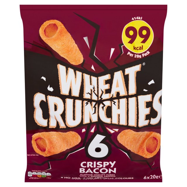 Wheat Crunchies Bacon Multipack Crisps 6 per pack GOODS M&S