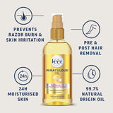 Veet Expert Miraculous Oil All Skin Types 100ml GOODS Superdrug