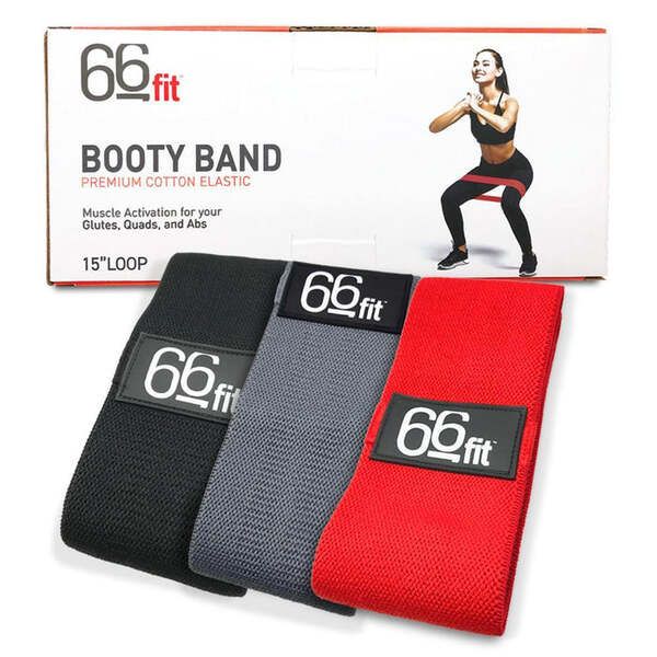 66fit Booty Band Loops - Mediun (Red) - McGrocer