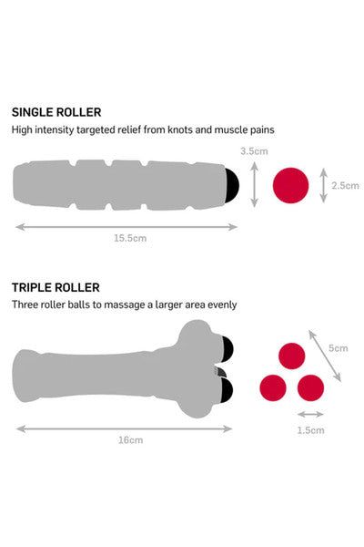 66fit Knot-Relief Stylus and Tri-Roller Massage Tool Set - McGrocer