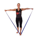 66fit Latex Exercise Resistance Bands 5.5m Blue - X Heavy - McGrocer