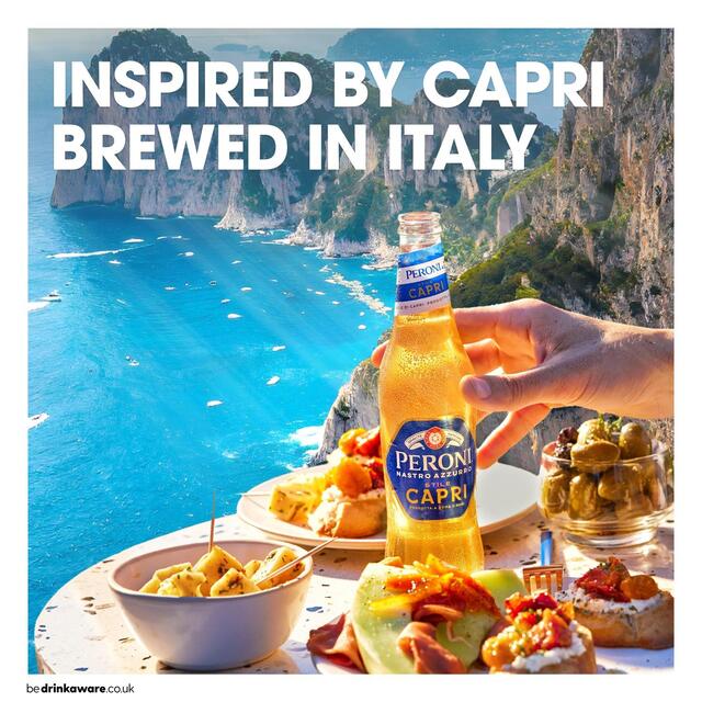 Peroni Stile Capri Beer Lager Bottles   10 x 330ml - McGrocer