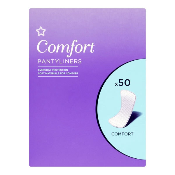Superdrug Pantyliners Comfort 50 Pack GOODS Superdrug