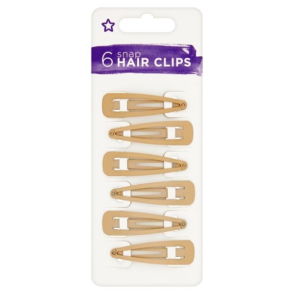 Superdrug Snap Clip Blonde X6 GOODS Superdrug
