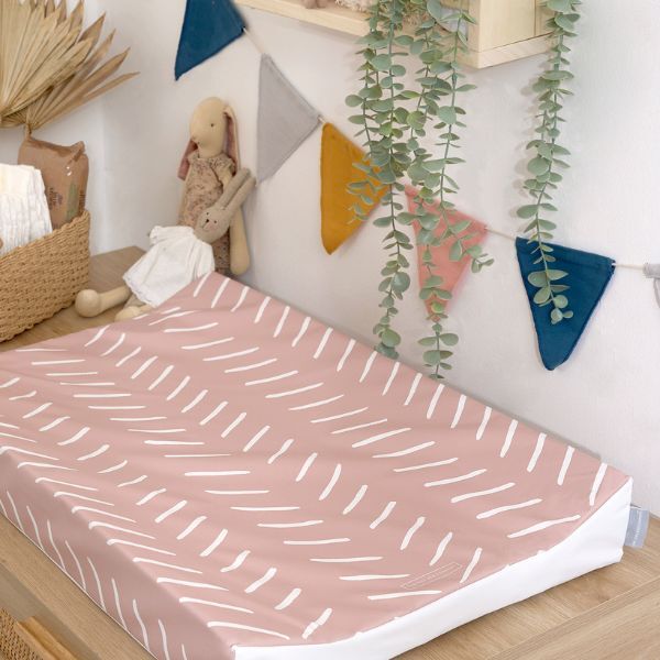 The Tiny Bed Co. Anti-Roll Changing Mat - Castaway (Pink) GOODS Superdrug