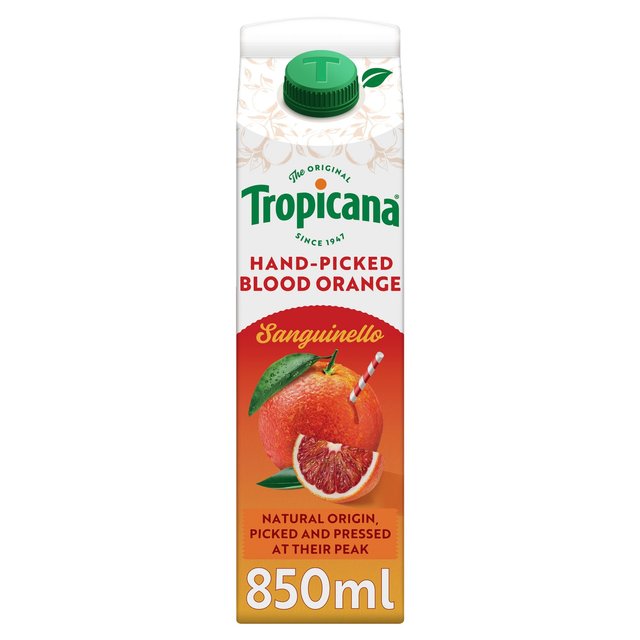 Tropicana Pure Sanguinello Blood Orange Fruit Juice 850ml GOODS M&S