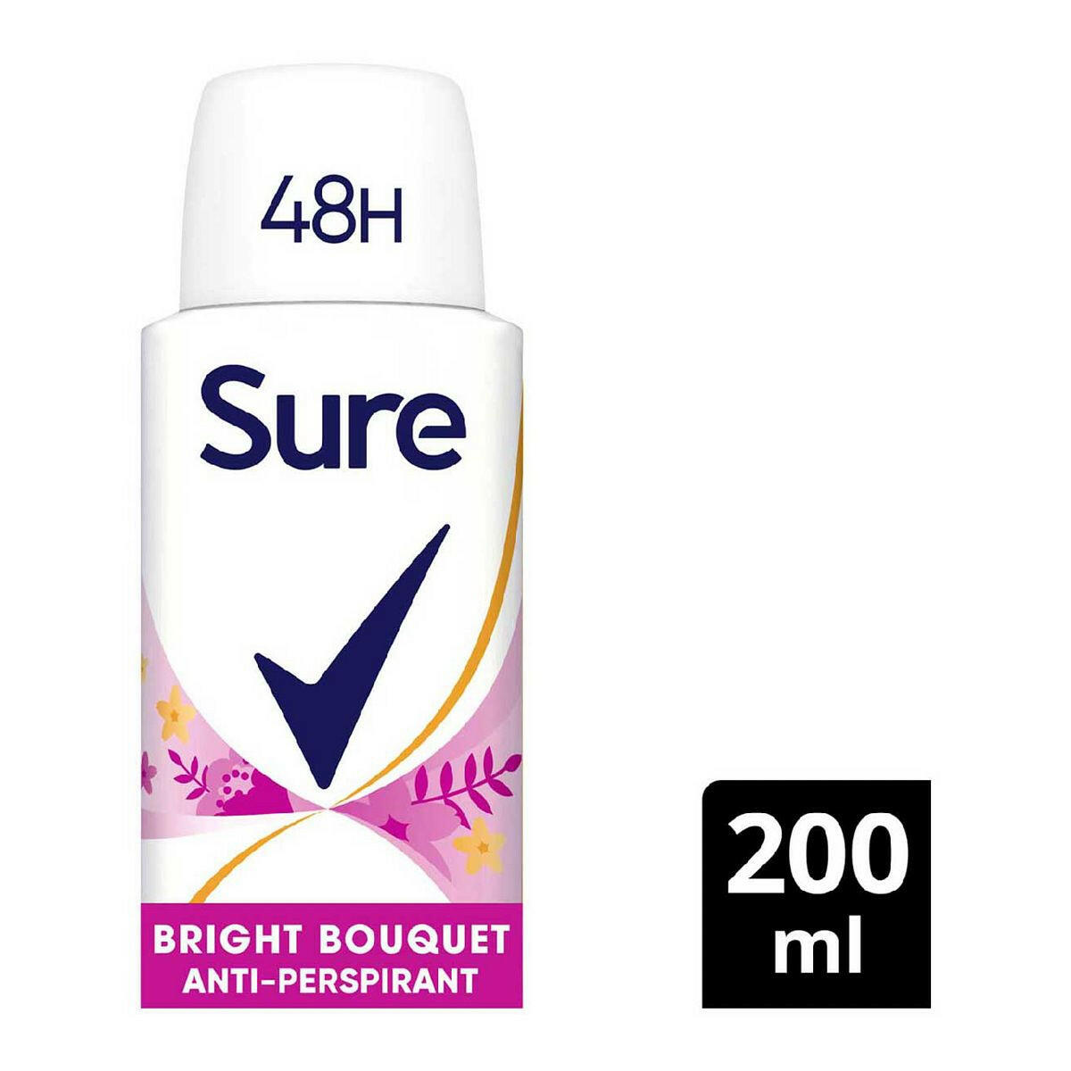 Sure Bright Bouquet deodorant for women Anti-Perspirant Aerosol for 48-hour sweat and odour protection 200ml GOODS Boots