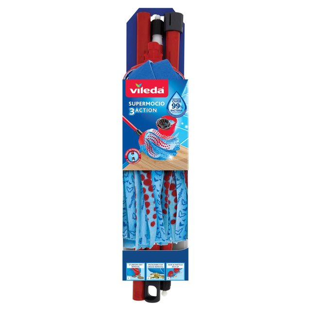 Vileda Supermocio 3 Action Compact Mop General Household M&S
