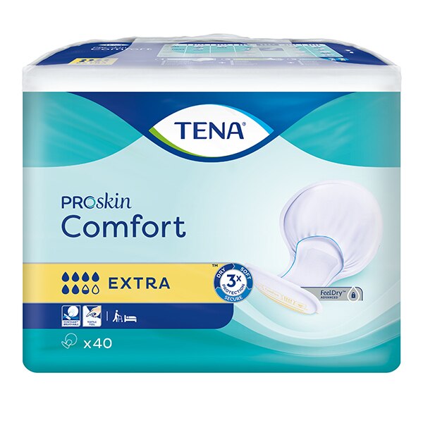 TENA Comfort Incontinence Pads Extra x40 GOODS Superdrug