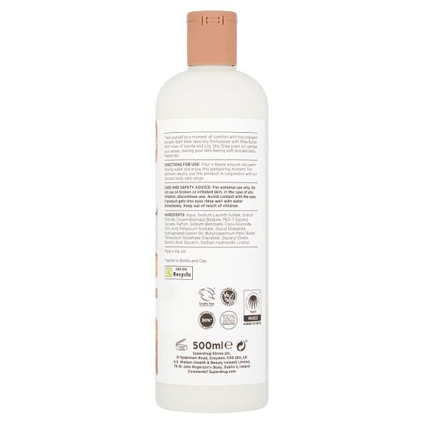 Superdrug Extracts Shea Bath Soak 500ml GOODS Superdrug