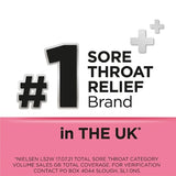 Strepsils Strawberry Sugar Free Sore Throat Lozenges 36s GOODS Superdrug