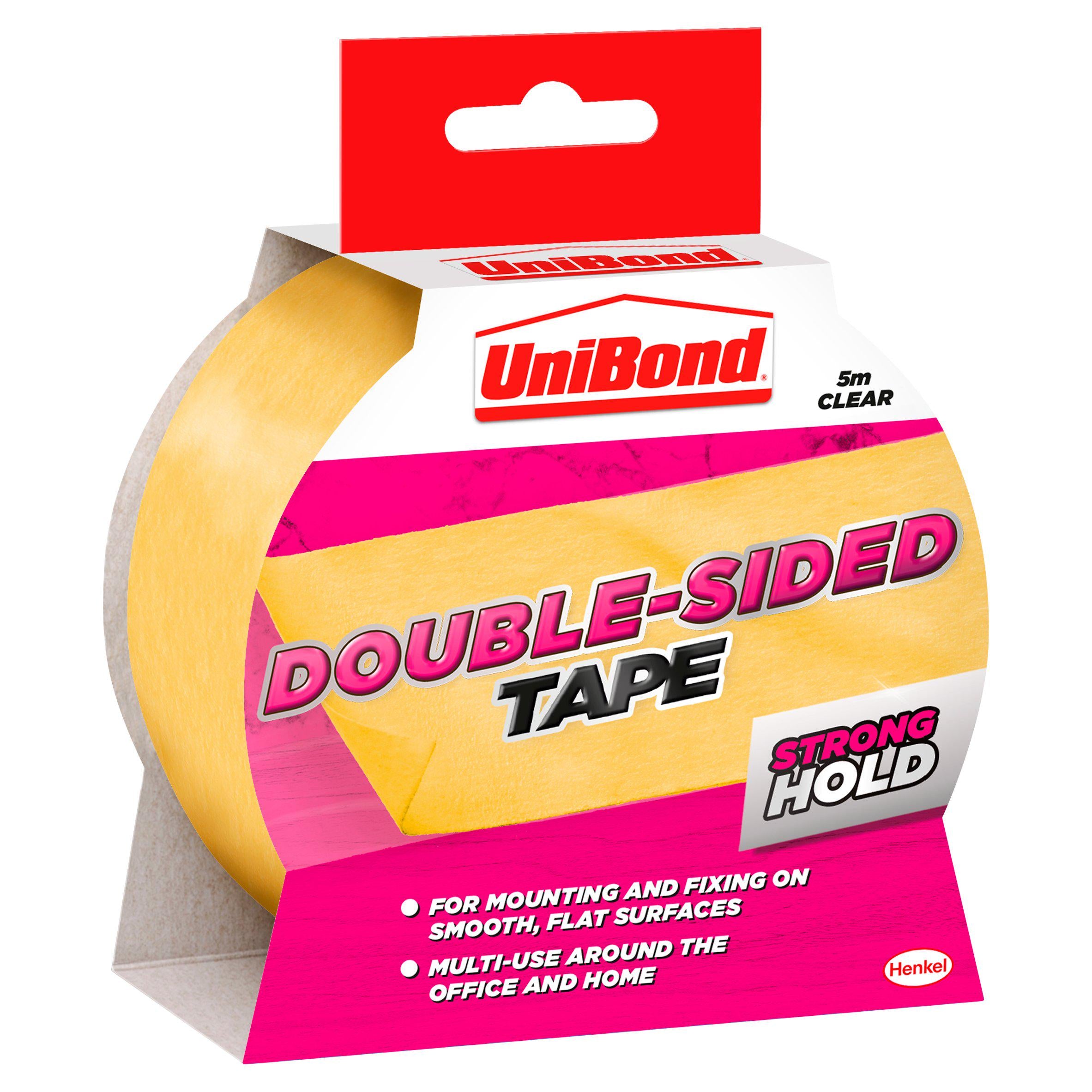 Unibond double sided tape 50 x 5mm GOODS Sainsburys