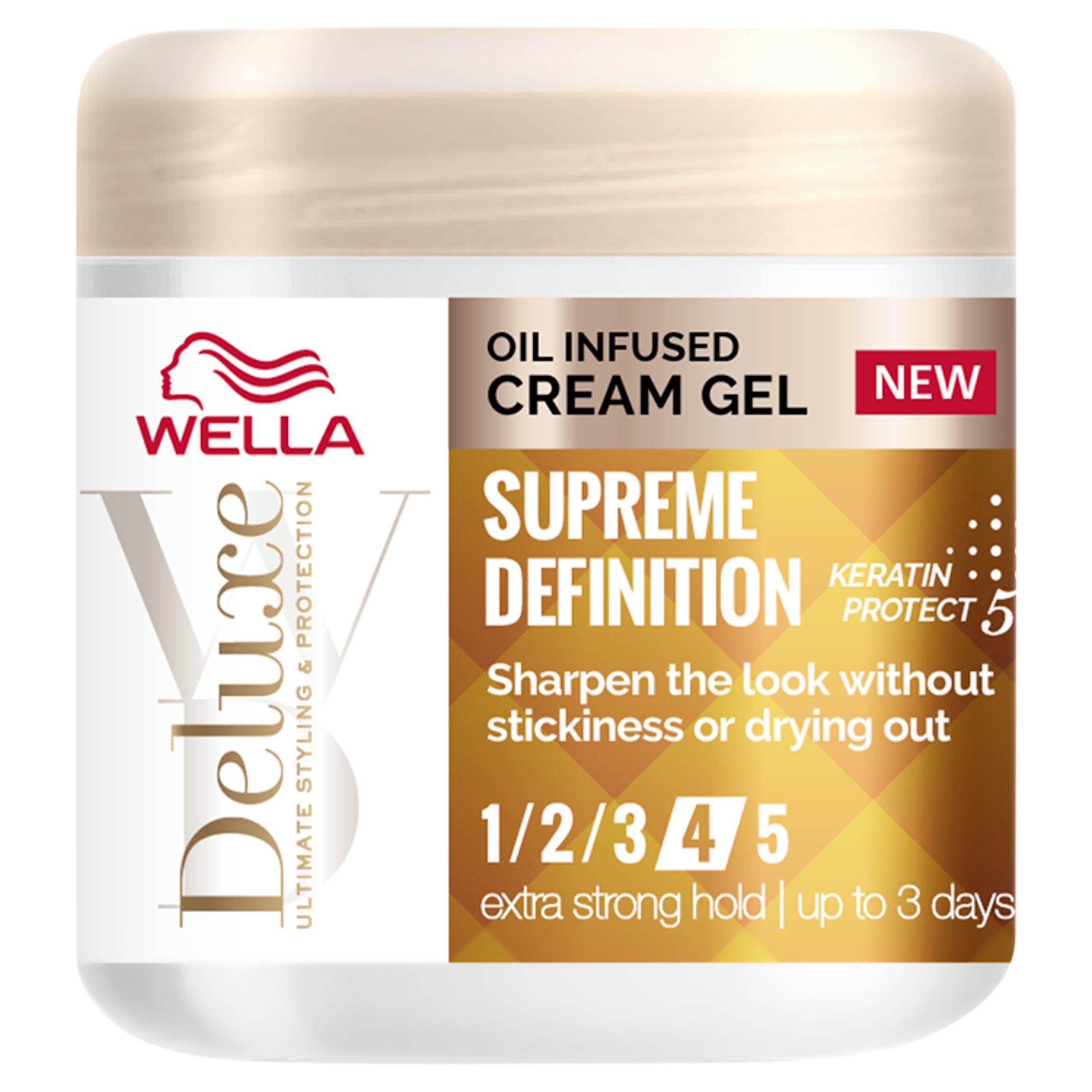 WELLA Deluxe Supreme Definition Oil Infused Cream Gel 150ml GOODS Sainsburys
