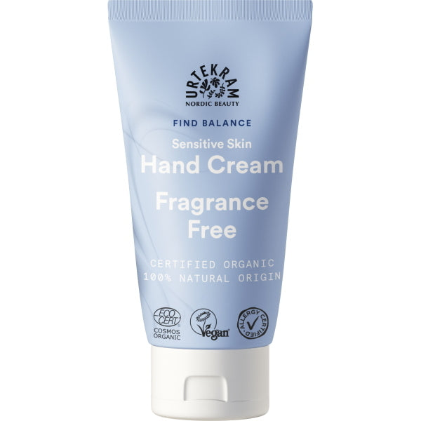 Urtekram Find Balance Fragrance Free Hand Cream - 75ml GOODS Superdrug