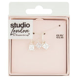 Superdrug Studio London Silver Tone Necklace and Earring Set GOODS Superdrug