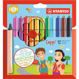 STABILO Cappi colouring pens wallet of 12 assorted colours   12 per pack GOODS M&S